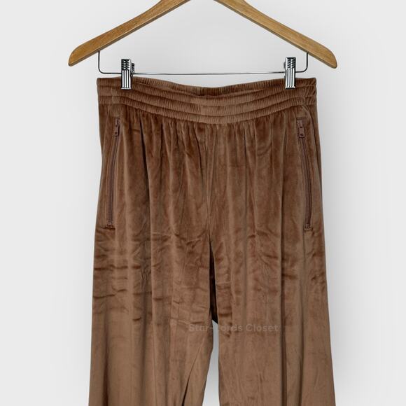 SKIMS Limited Edition Velour Wide Leg Sweatpants | Medium | Sienna High Rise - Picture 6 of 9